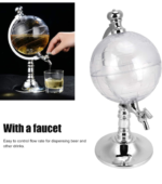 Distributeur de bière Globe ou distributeur de boisson, vin, soda, jus - Cadeau déco maison et cuisine