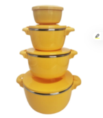 Lot de 4 pcs. assiette thermos 4 l, 2 l, 1 l, 0,4 l