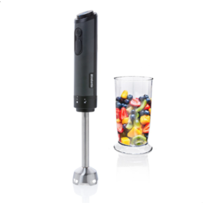 Mixeur plongeant Brabantia D8-4GY - Broyeur à glace - 1000 Watt - 8 vitesses - Acier inoxydable - Gris