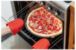 Lot de 3 moule à pizza antiadhésifs en acier au carbone épaissi pour la cuisine et la pâtisserie 24, 27,30 cm pâtisserie