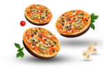 Lot de 3 moule à pizza antiadhésifs en acier au carbone épaissi pour la cuisine et la pâtisserie 24, 27,30 cm pâtisserie