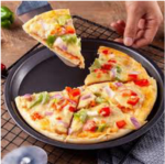 Lot de 3 moule à pizza antiadhésifs en acier au carbone épaissi pour la cuisine et la pâtisserie 24, 27,30 cm pâtisserie